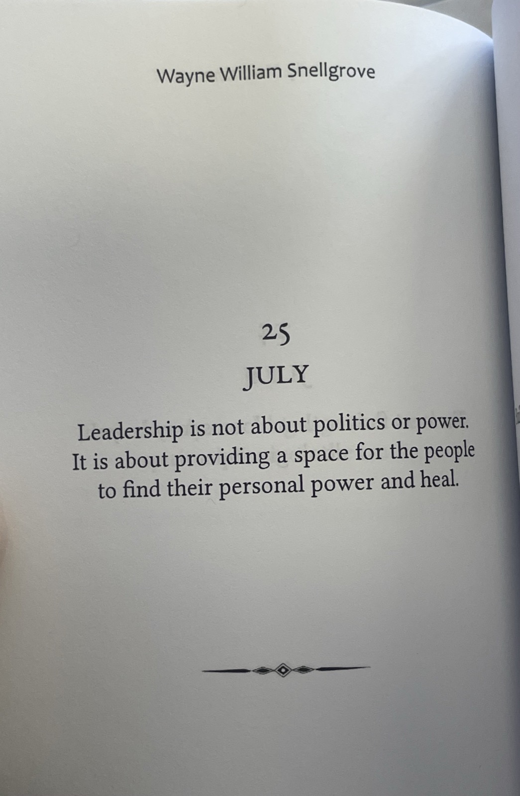 A page from Standing Bears's journal