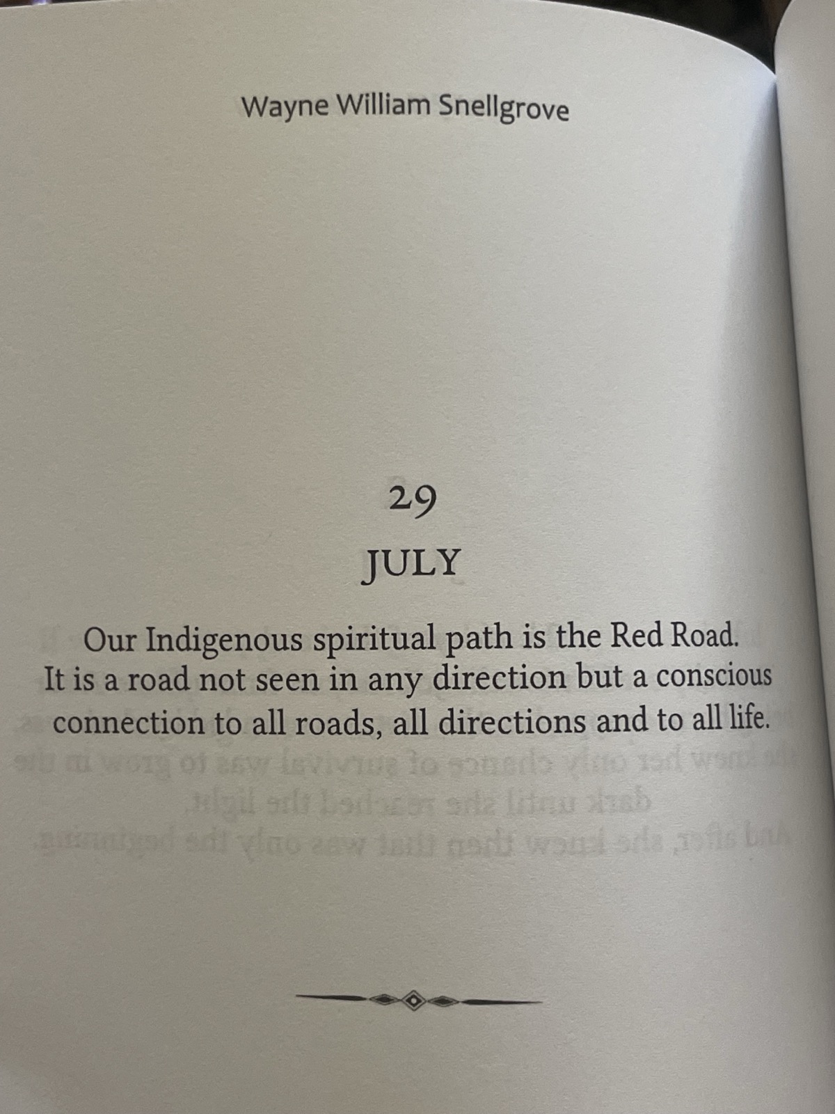 A page from Standing Bears's journal