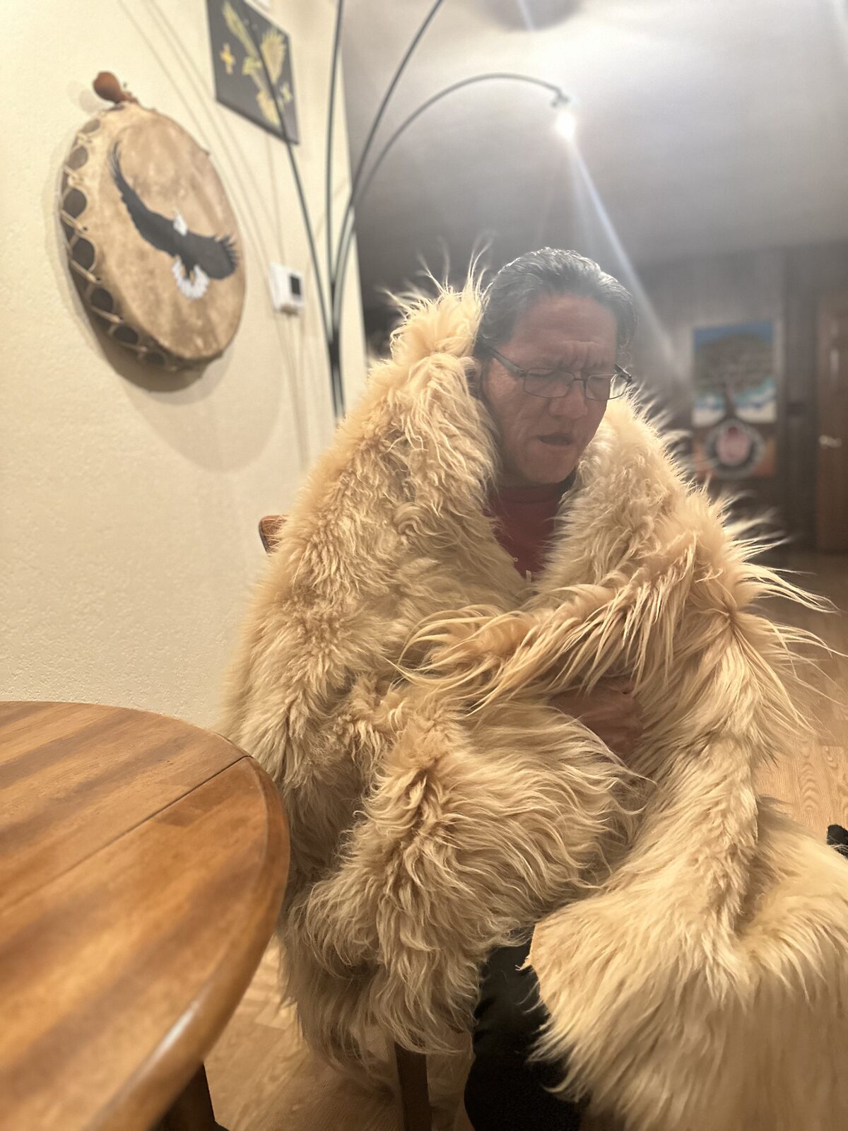 A moment from Standing Bears' life